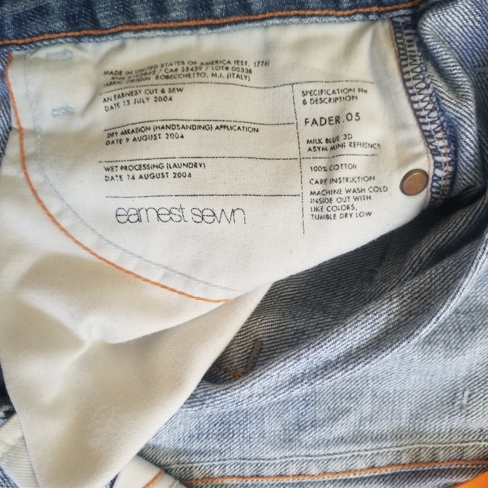 Earnest Sewn Denim Skirt - Picture 4 of 4